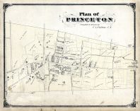 Princeton Plan of, Mercer County 1875